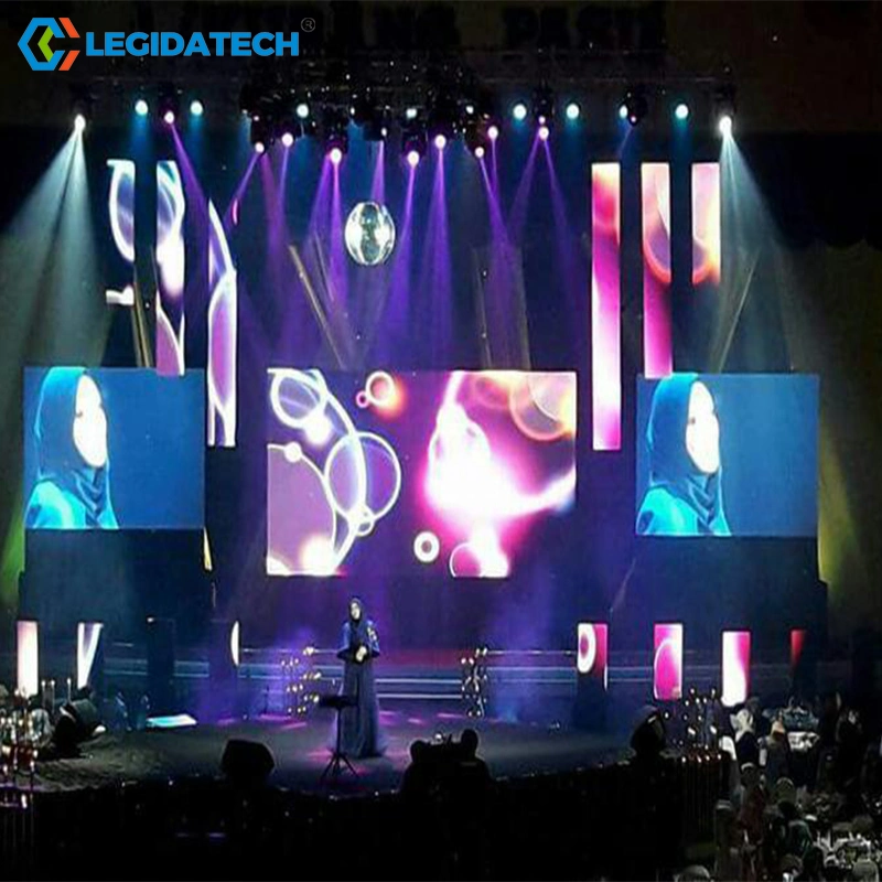 Legidatech Labor Cost Saving Super Slim 1000CD Brightness 3840Hz P2.604 P2.976 P3.91 P4.81 Fixed Installation LED Screen Panel for Church