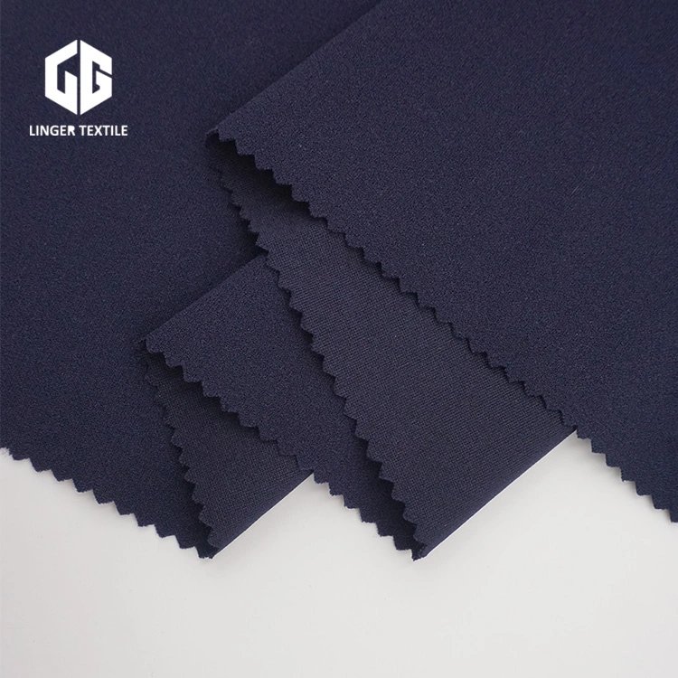 Tissu en crêpe de polyester 100d de haute qualité avec élasthanne pour vêtements
