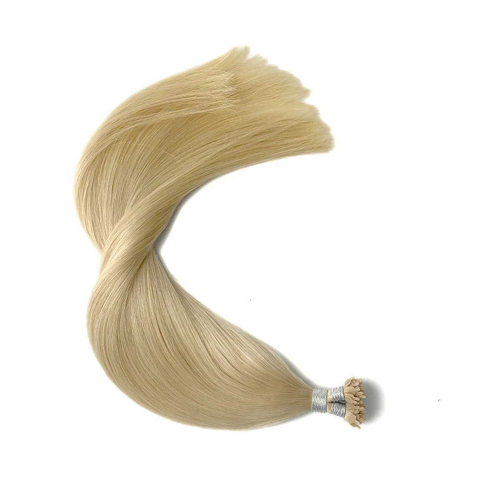 Raw Double Drawn Wholesale/Supplier Remy Russian 100 Human Y Tip Hair Extension