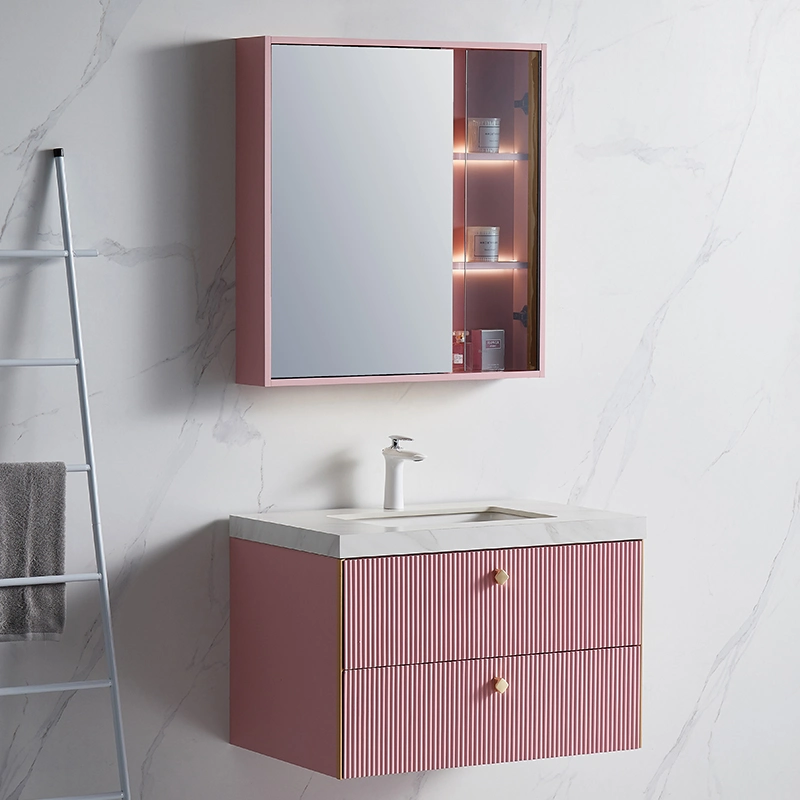 Modern Living Room Cabinets Luxury Pink Bathroom Cabinet Bathroom Vanity Set