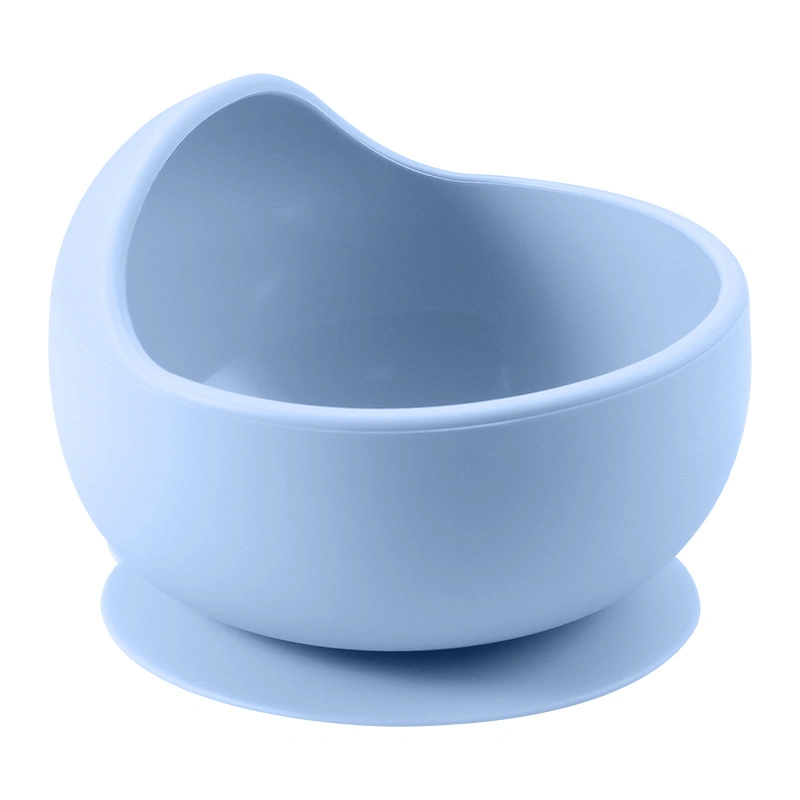 Via Sedex e ISO 9001 fábrica Taça do bebé de silicone com filtro de sucção
