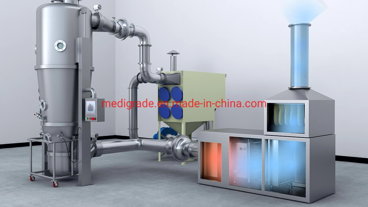 Pharmaceutical Use Fluid Bed Granulator Coater