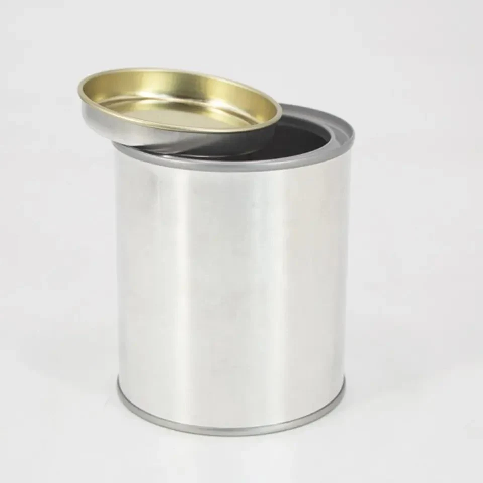 Paint Tin Cans Packaging Containers Round Metal Industrial Paint Glue Packing Tin Cans