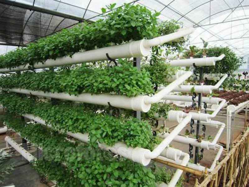 Manufacturer PVC Tube Garden Hydroponic System PVC Pipe Hydroponic System