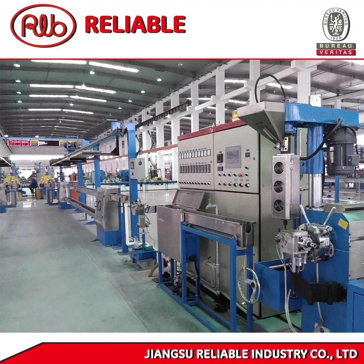 Two-Stage Twin/Single Screw Automatic Building Copper Aluminum Wire and Cable Extruding Machine