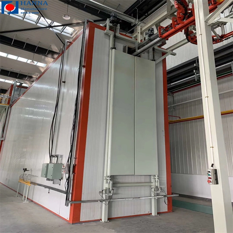 High Efficiency Powder Coating Line Manufacture with Power and Free Conveyor