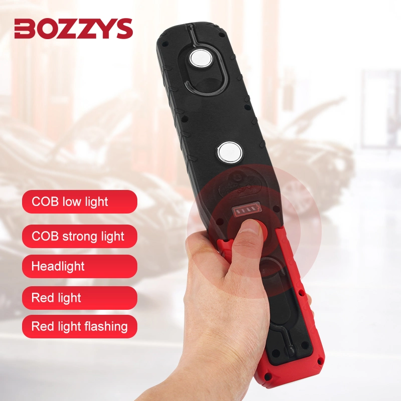 Bozzys USB rechargeable COB LED rotative portable magnétique extérieur travail Léger