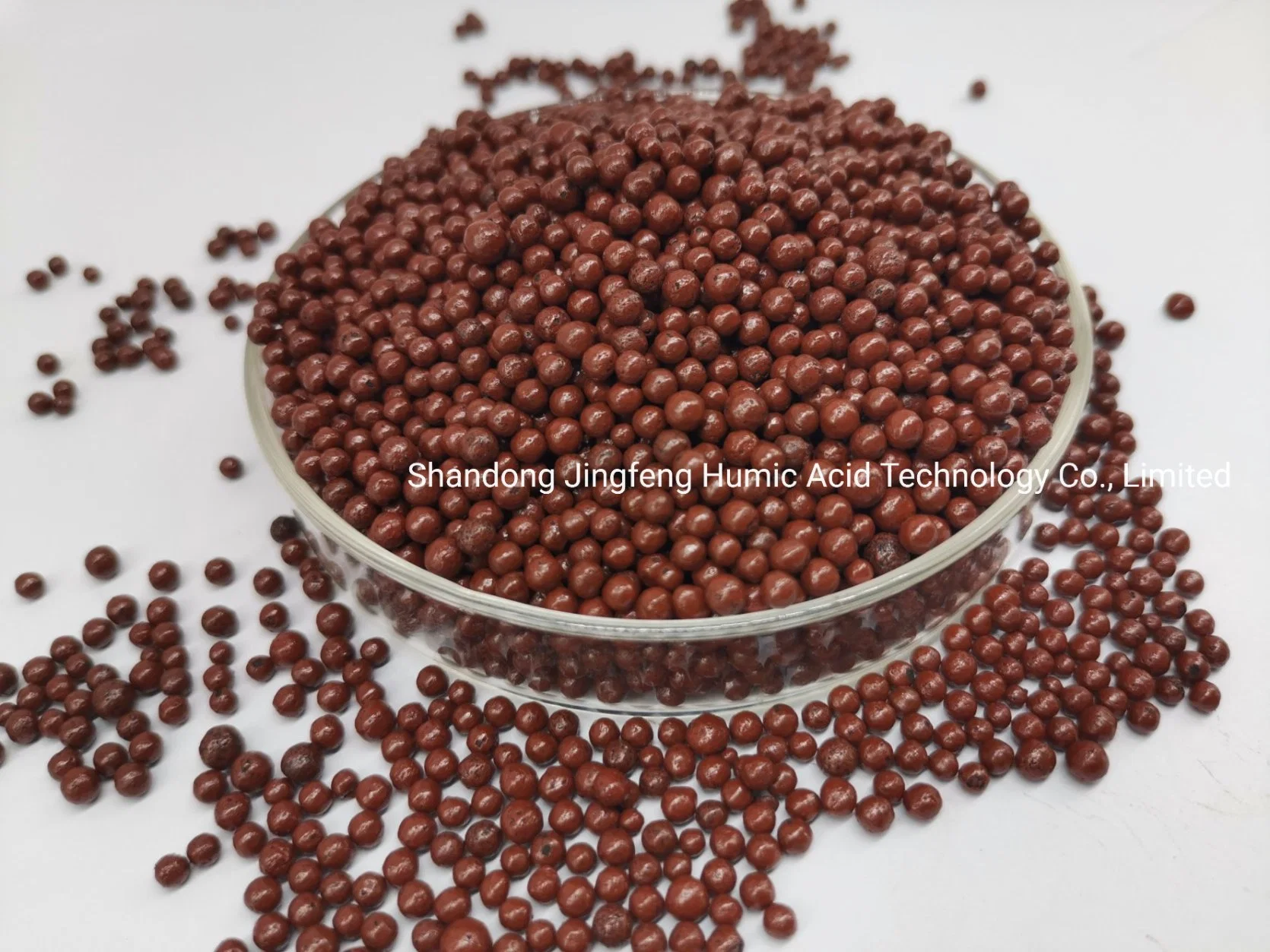 Granular Agrochemical Organic Fertilizer Amino Acid Compound Humic Acid Agriculture Use Balck Shiny Granule