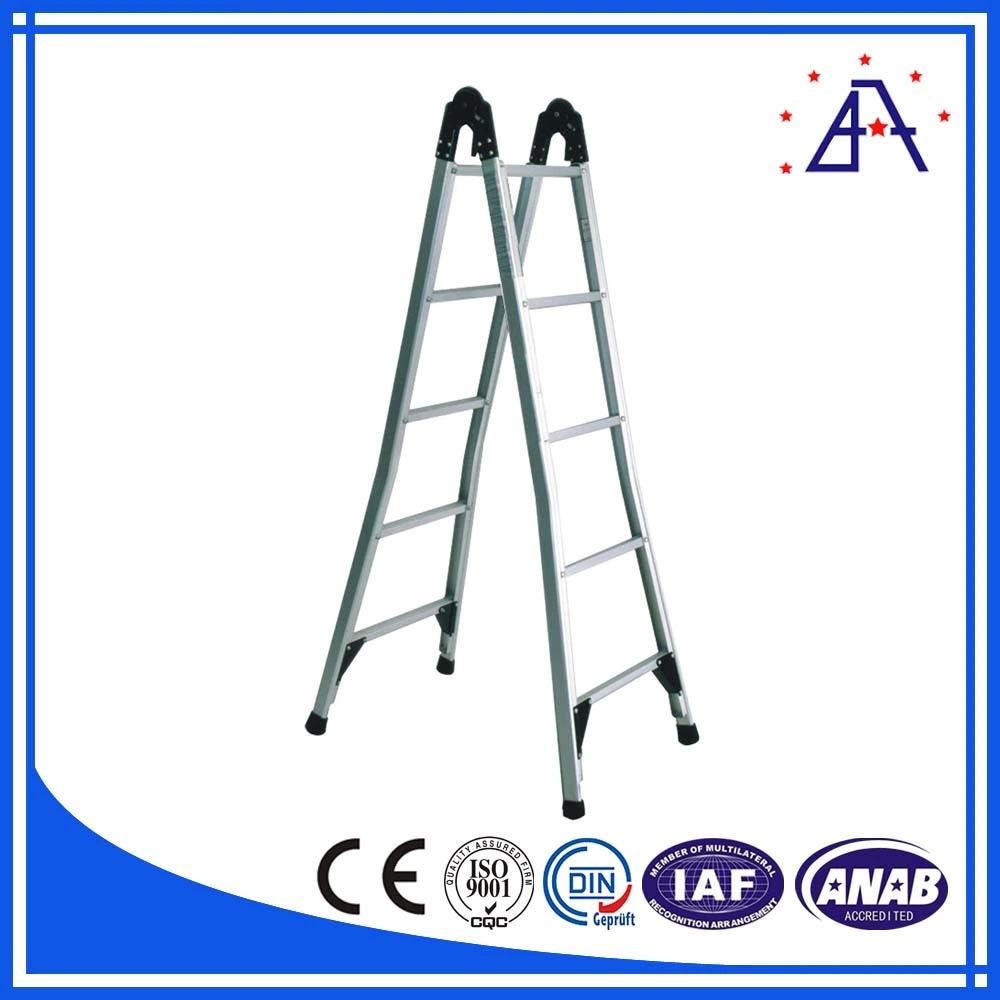 Perfil de aluminio para escalera de aleación y escalera de aluminio de alta dureza