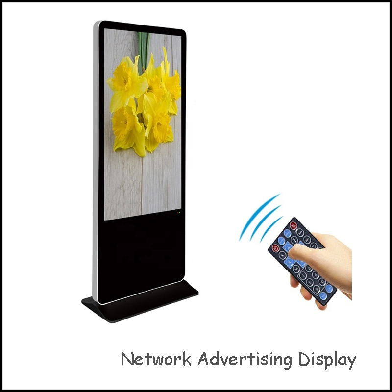 55 Inch 2K 4K WiFi Network Standing LCD Advertising Display