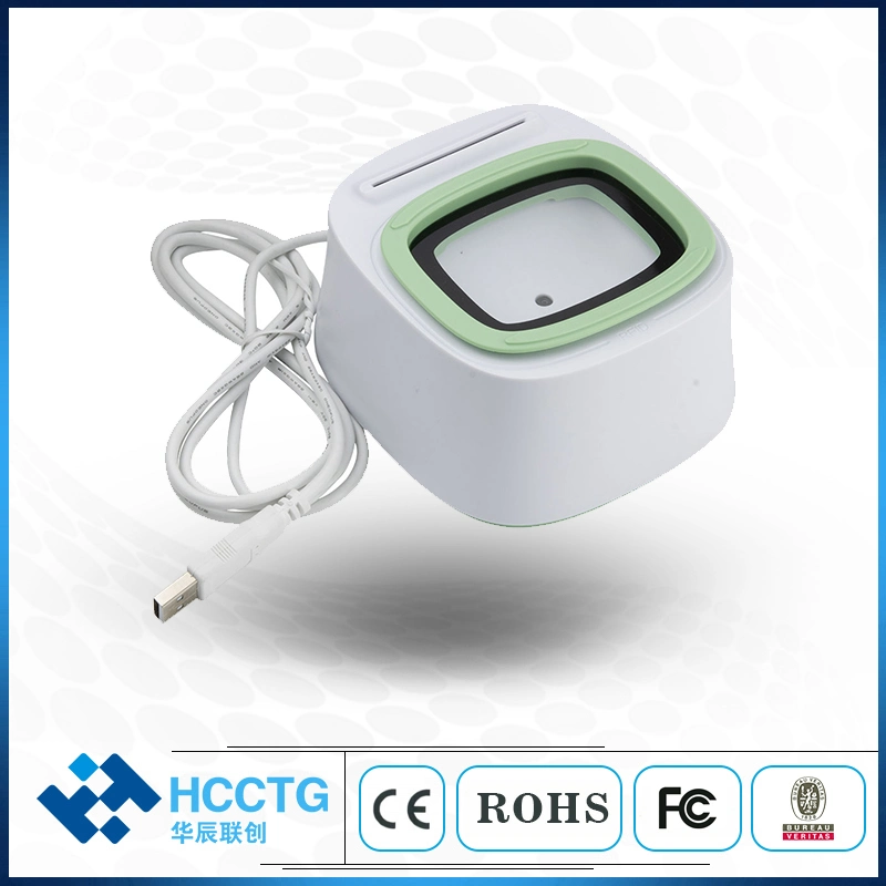 Multi-Functional USB Smart Card IC Chip Reader Pdf417 Qr Scanner Device for Industrial and Commercial Taxation Hcc3300