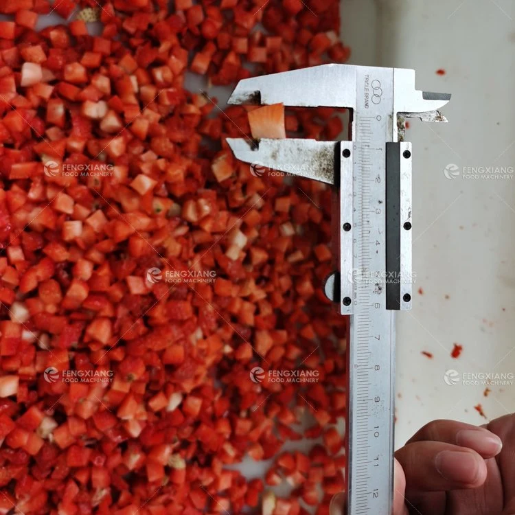 Usine de transformation alimentaire Coupe-légumes et fruits Dicer Machine de découpe en cubes Dicing