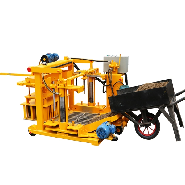 Mobile Block Machine Hollow Block Making Machine Qt40-3A Concrete Egg Layer Solid Brick Machine Cheap Price