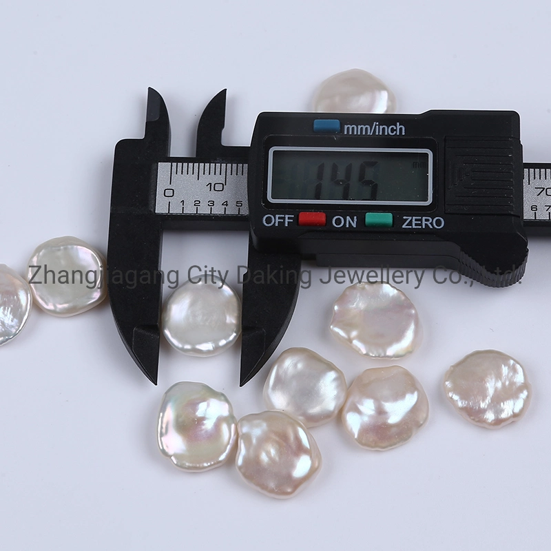 14-15mm Natural White Freshwater Loose Petal Shape Keshi Pearls Beads for Jewelry Making