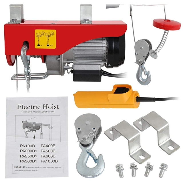 1000kg 1200kg 400kg 800 Kg 500kg 125kg 300kg 200kg Small Mini Wire Rope Electric Winch Hoist Lift Price