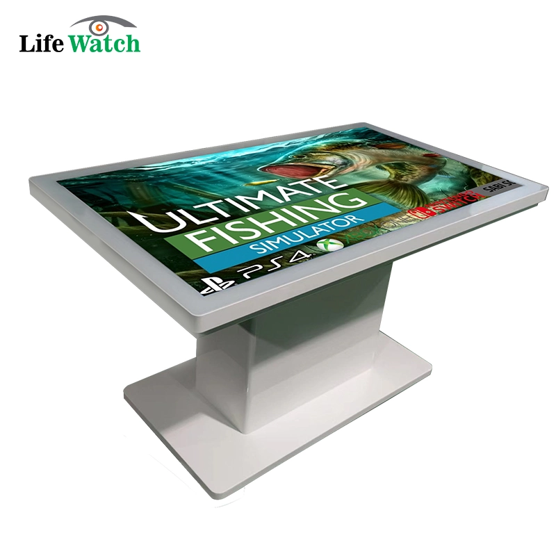 65-Zoll-Android Windows-LCD Interactive Smart Touch Table für Spiele Kaffeetisch mit NFC-Modul Power Charging Station Camera Modul