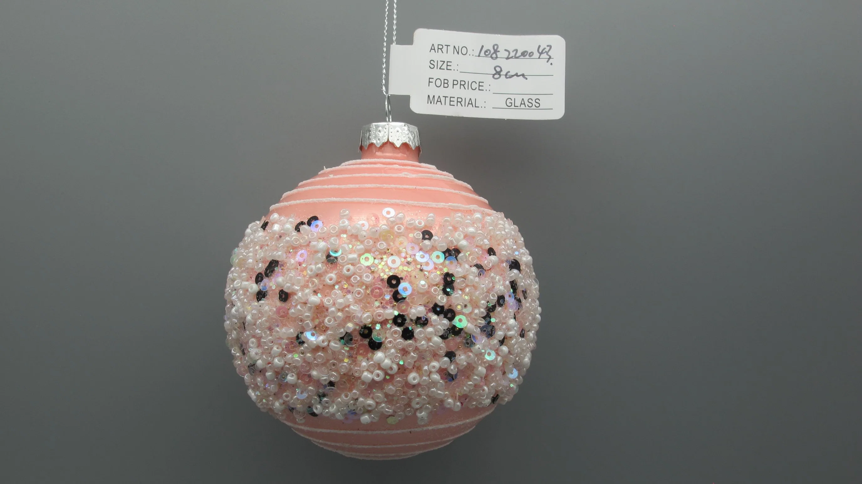 2023 Hand Paiting Glass Ball for Christmas Tree Decoration Home Decoration