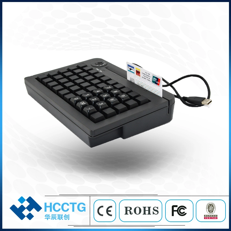 50 chaves Electronic Lock pos Máquina caixa register Kb50m USB Teclado MSR programável