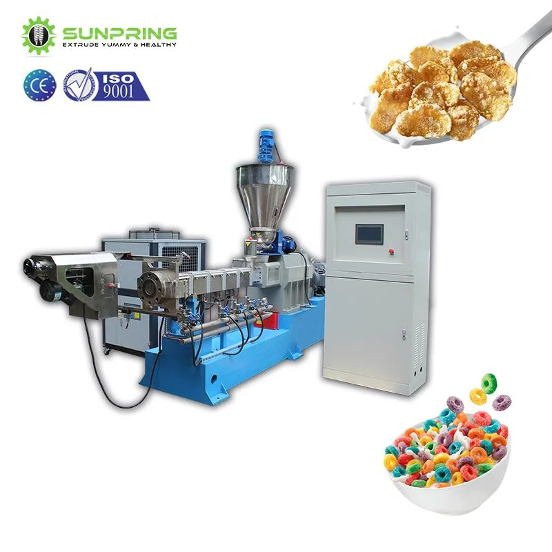Save Shipping Fee Corn Flakes Packing Machine Box + Corn Flakes Extruder Plant + Corn-Flakes-Machine-South-Africa