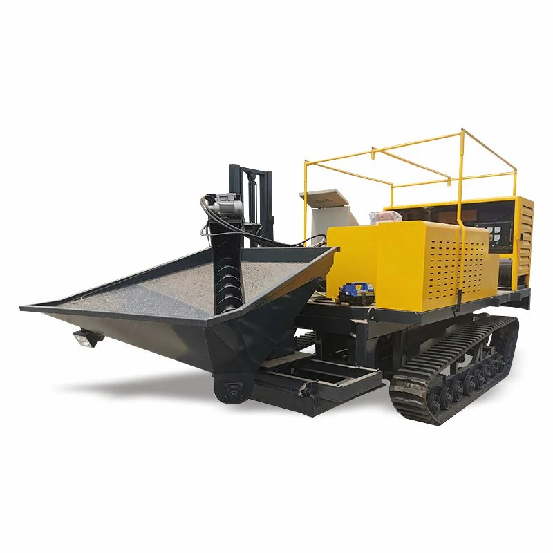 Construction Equipment Highway Kerb Stone Guardrail Roll Forming Gutter Crawler Cement Slipform Road Curb Machine