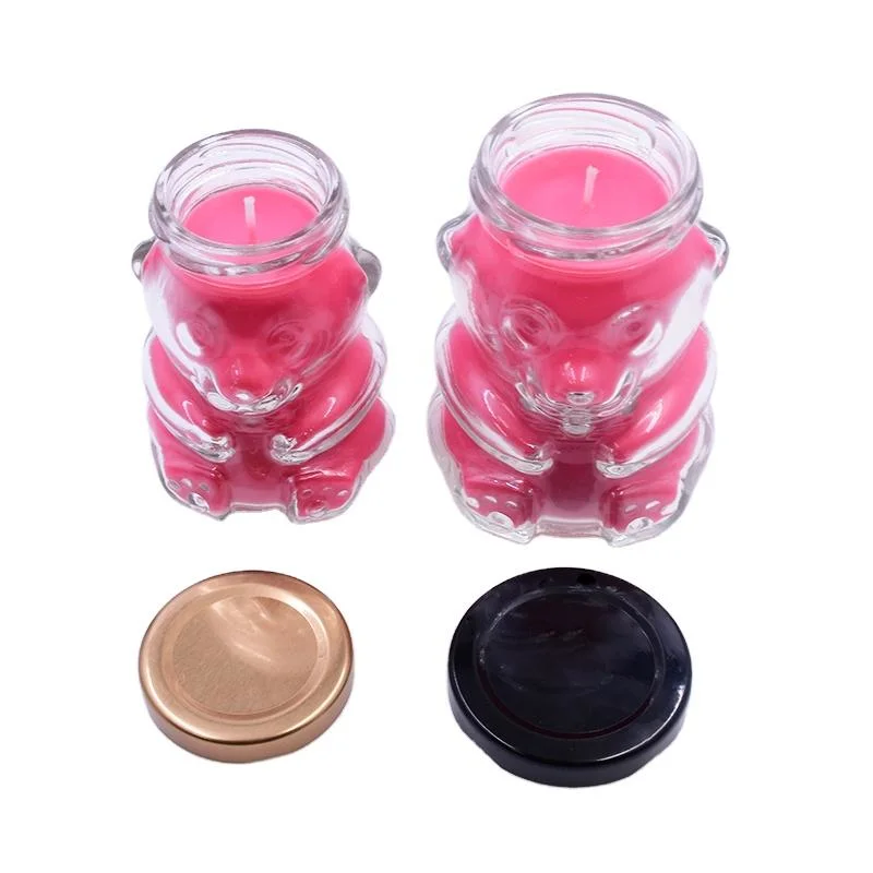 Manufacturers 180ml Custom Empty Candle Jars with Stainless Steel Screw Cap