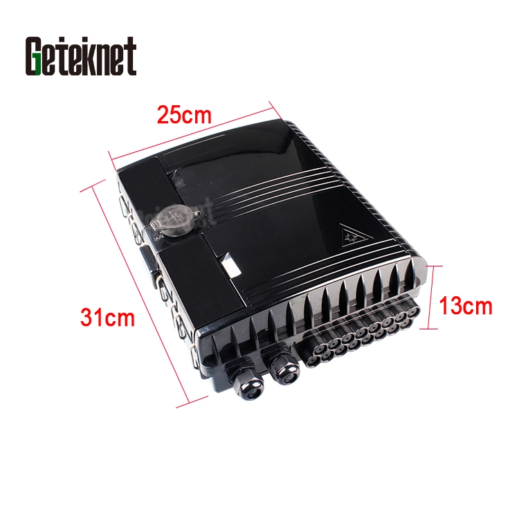 Ccabling 16 Cores Fiber Termination Box FTTH Distribution Box Fiber Optic Box for Outdoor