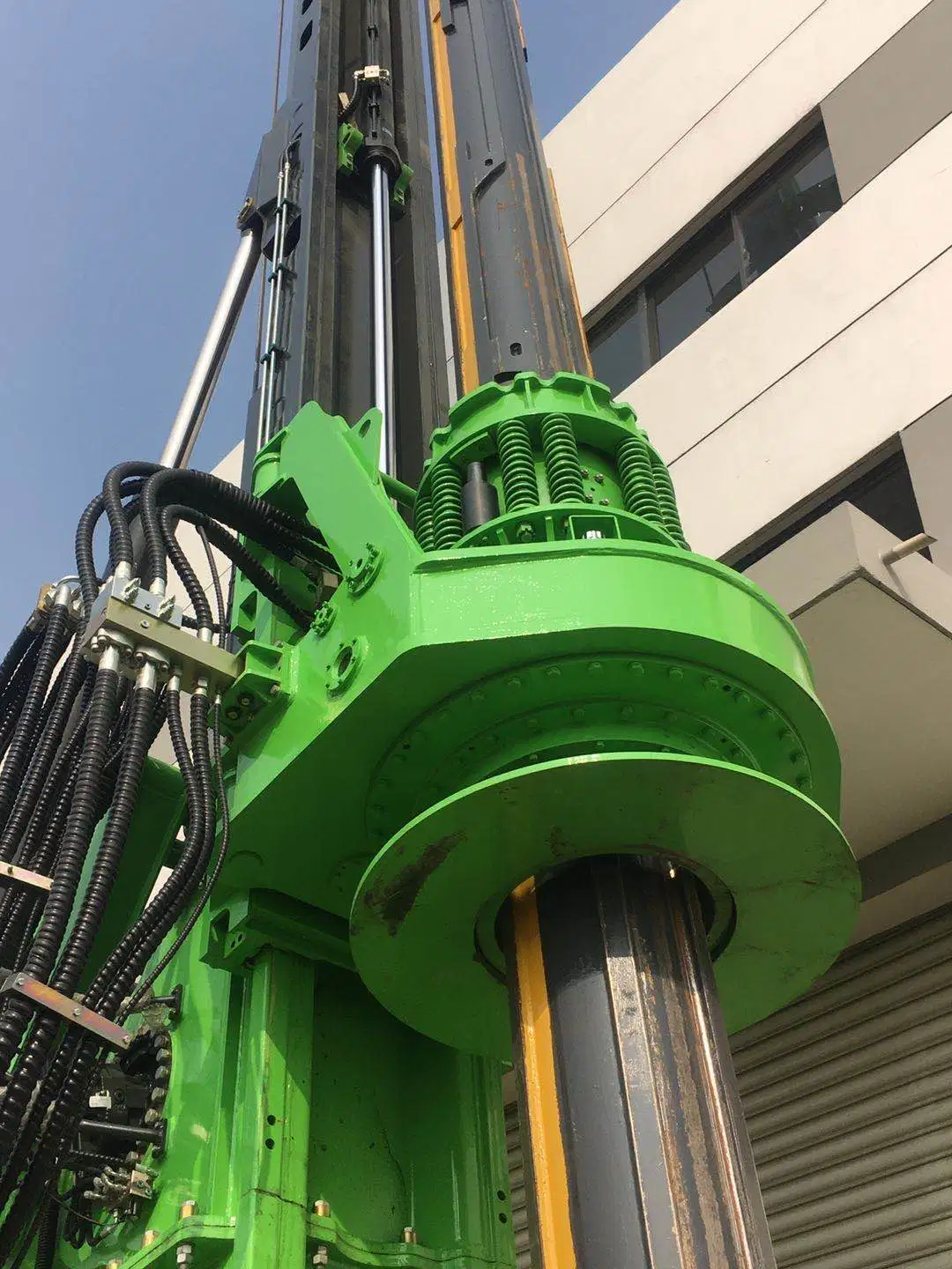 Cost-Effective Short Mast Rotary Drilling Rig Hand Auger Drill Transport Height 3360mm Single Cylinder Pile Breaker