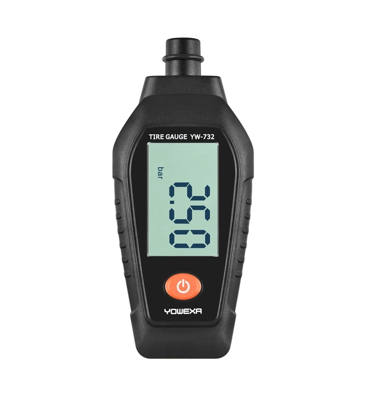 YW-732 Monitor de presión de neumáticos con medidor de profundidad digital con LCD grande Pantalla