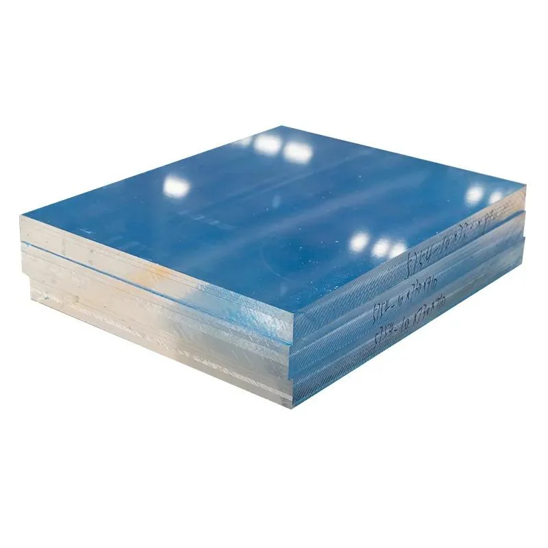 Hot Selling Hot Rolled 3003 5052 5083 5754 6061 6063 8011 Aluminum Sheet with Blue PVC Film Protected