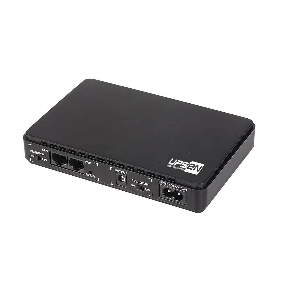 DC UPS Power with 5V 9V 12V 15V 24VDC Output and for WiFi Routers and Cameras