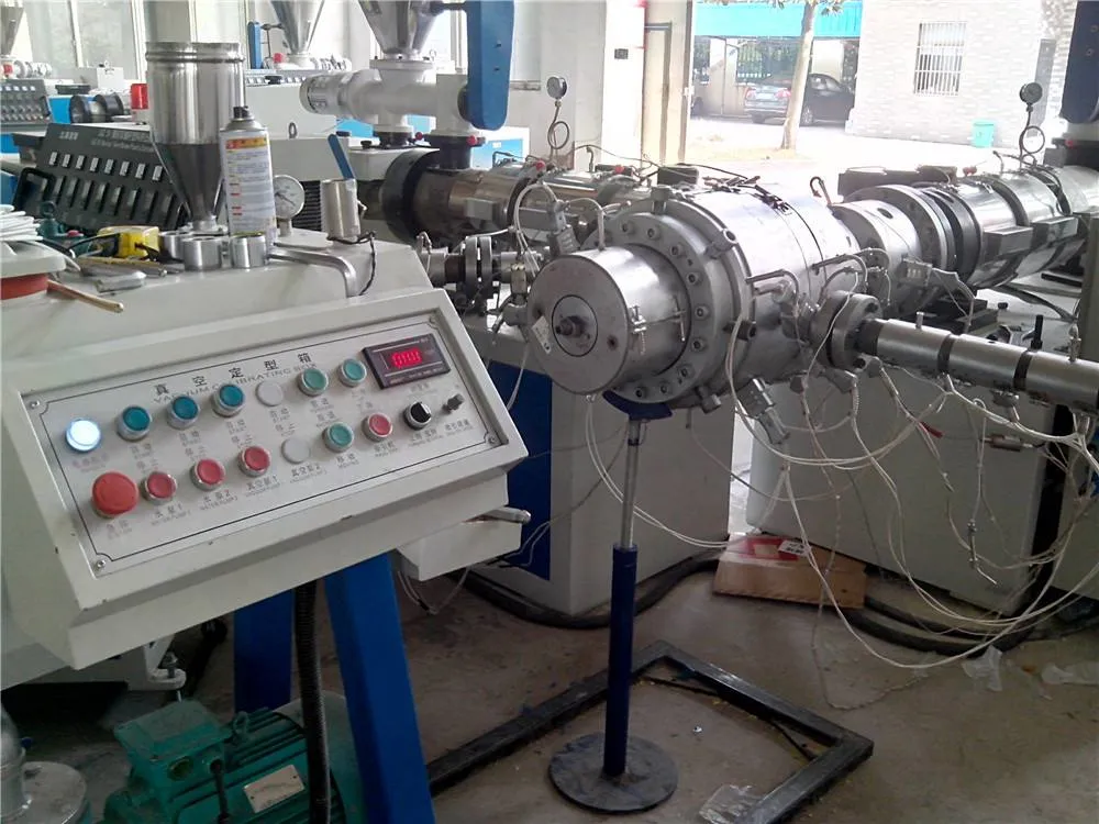 Double Three Layer Drainage PVC Pipe Production Line