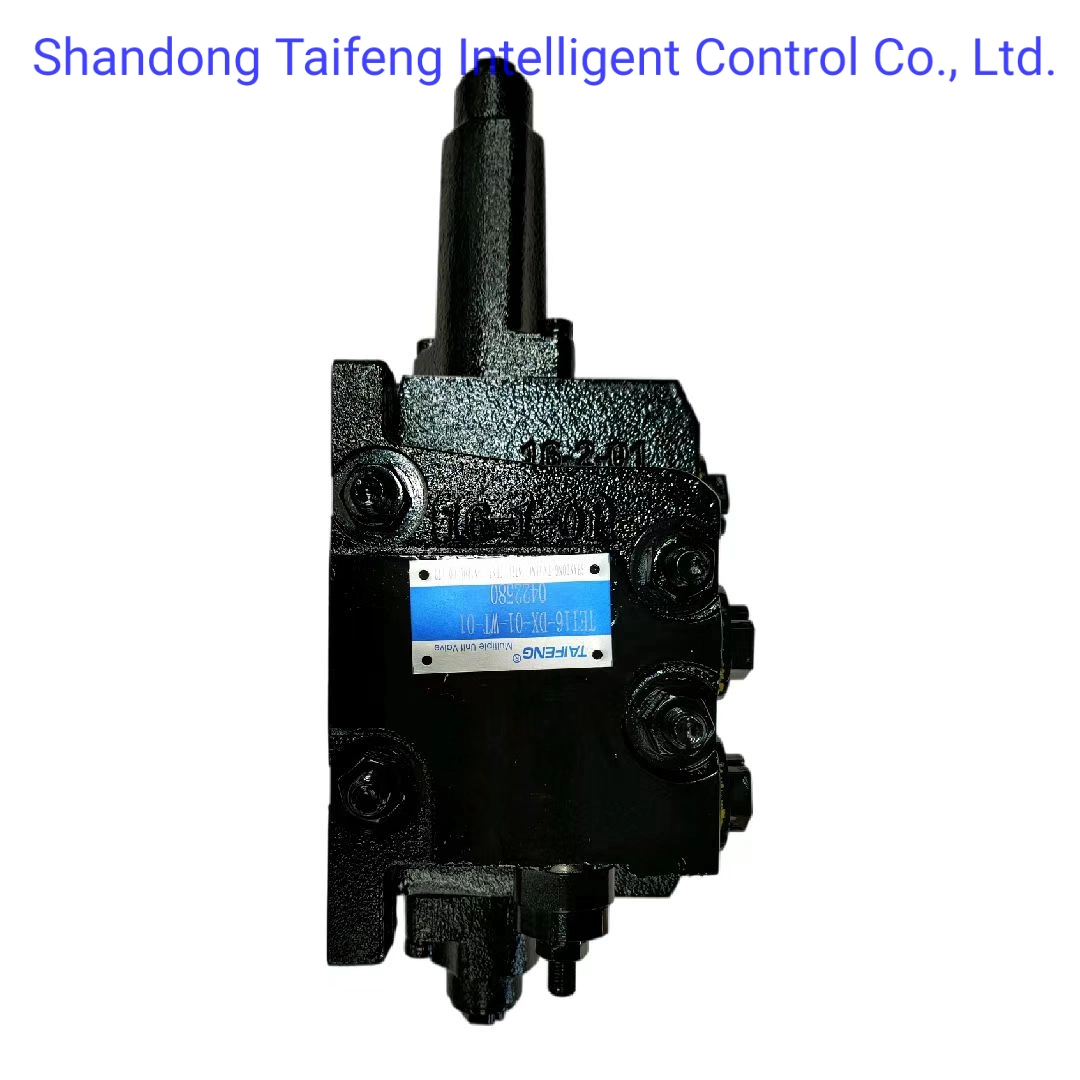 Original Factory Tet16 Series 80L/Min Open Centre Durable and Reliable Hydraulic Control Valve for Fixed Displacement Pump