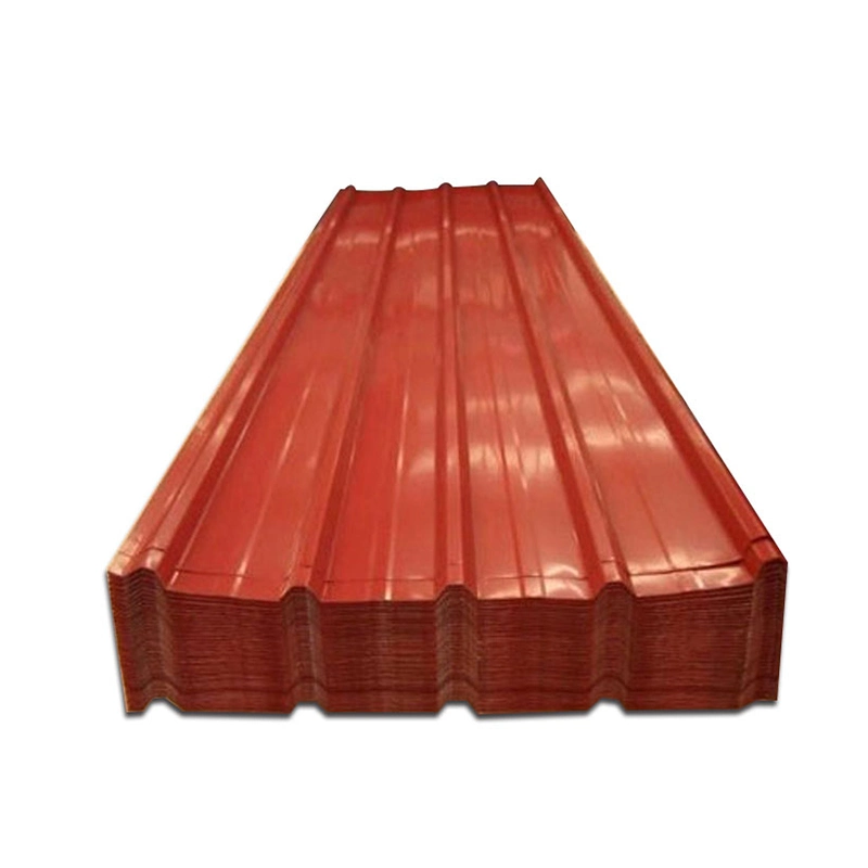 Prime Quality Corrugated Roofing Iron PPGI PPGL Sheet Corrugated Galvanized Steel Foot Tile Roof Sheet