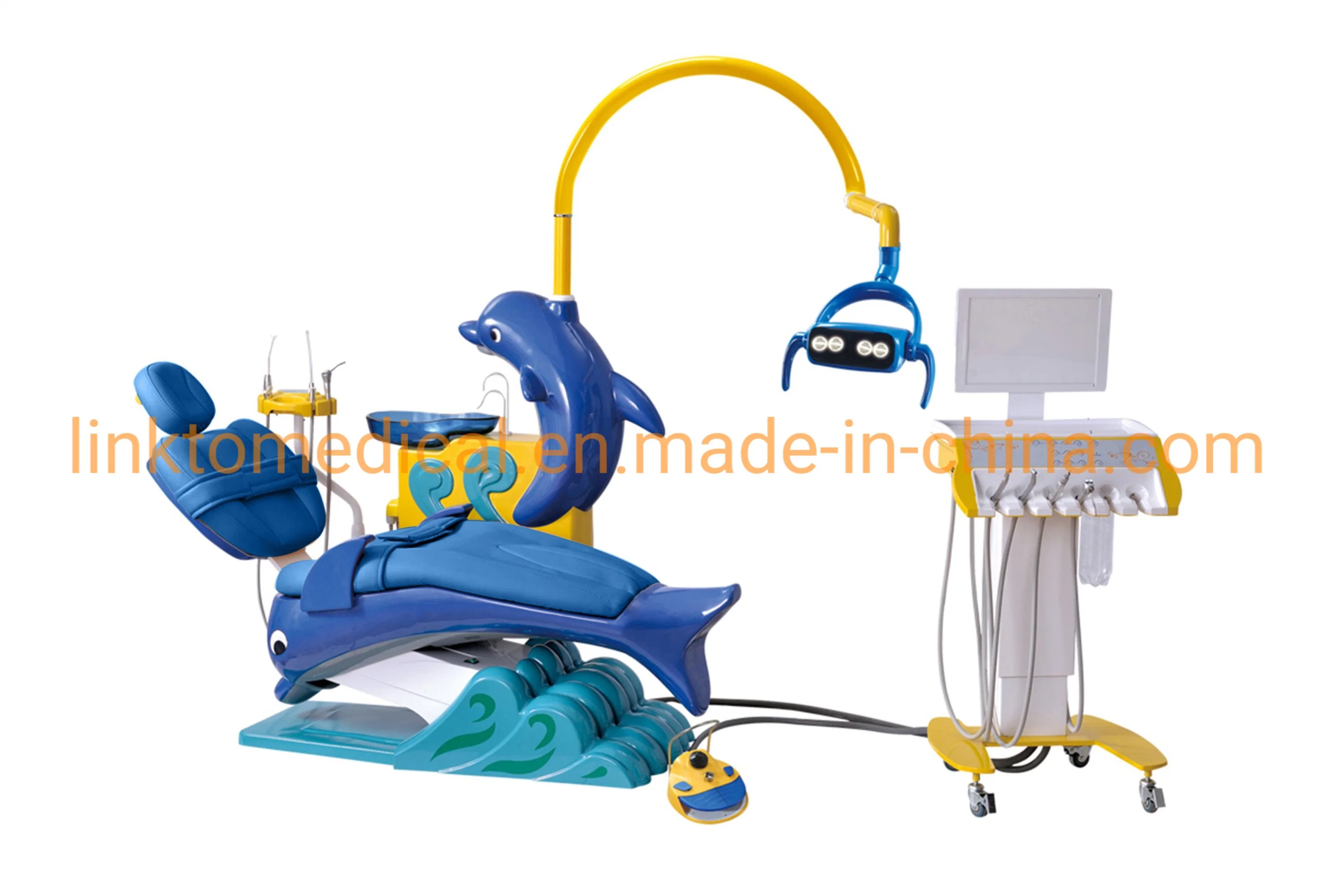 Hot Kids Dental Chair for Dental Clinic Children Dental Chair and Dental Chair with Microscope