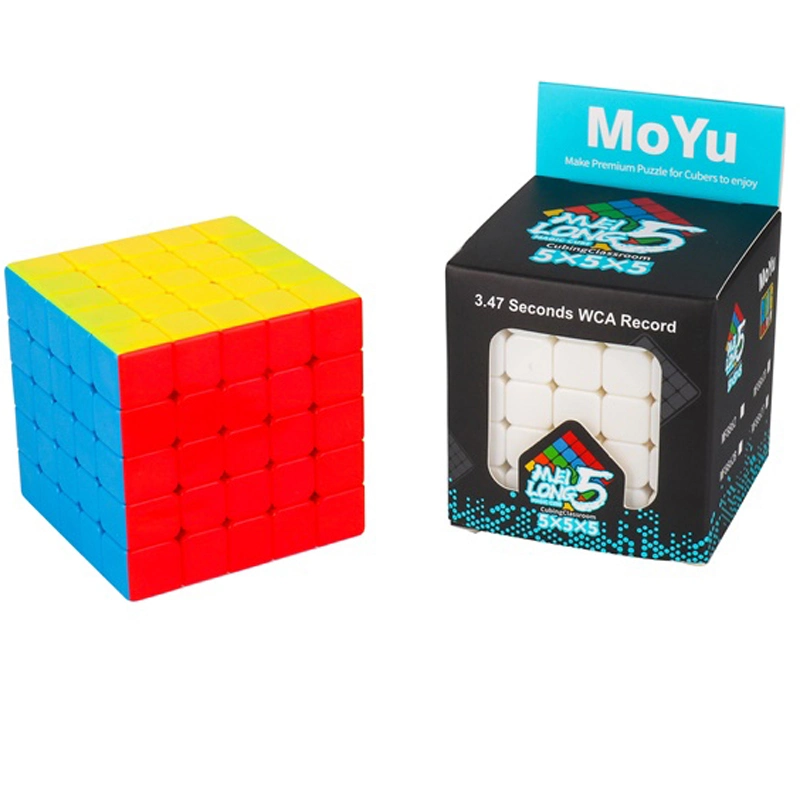 Alta velocidade grossista Personalizado Kids Magic Cube 5X5X5 Velocidade Stickerless Cube versão de atualização Cube Brinquedos Puzzle Cube Crianças Plástico Educacional Magic Cube