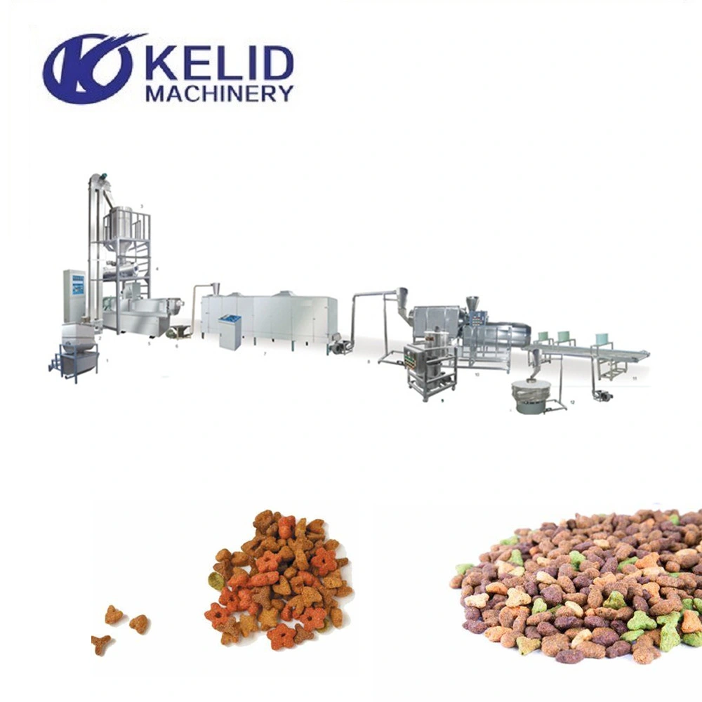 High Capacity Pet Dog Cat Food Extruder Extrusion Processing Manufacturing Machine