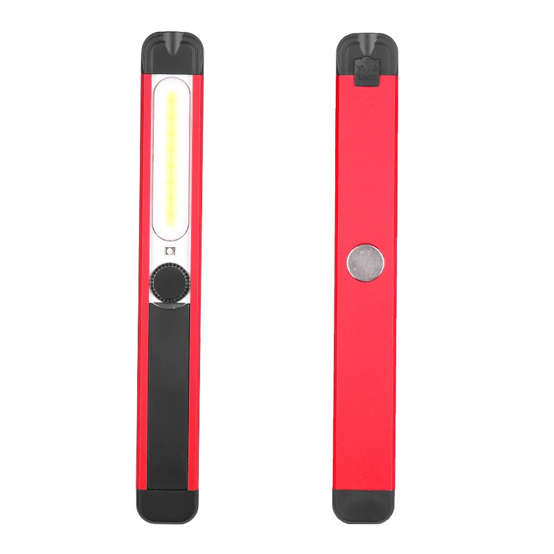 SMD+COB+Red Light Built-in Battery USB Charging with Magnet Work Light