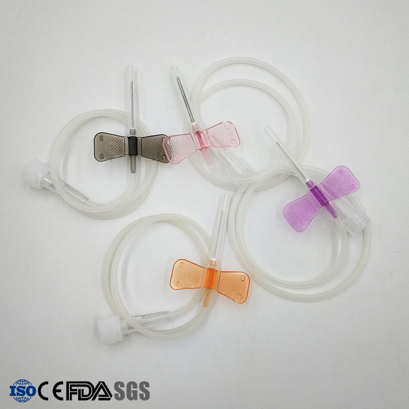 Disposable Sterile Scalp Vein Set, Luer Lock, Blister Packing, 18-27g, CE&ISO13485