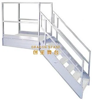 China Brand Marine Aluminum Step Ladders with Handrail