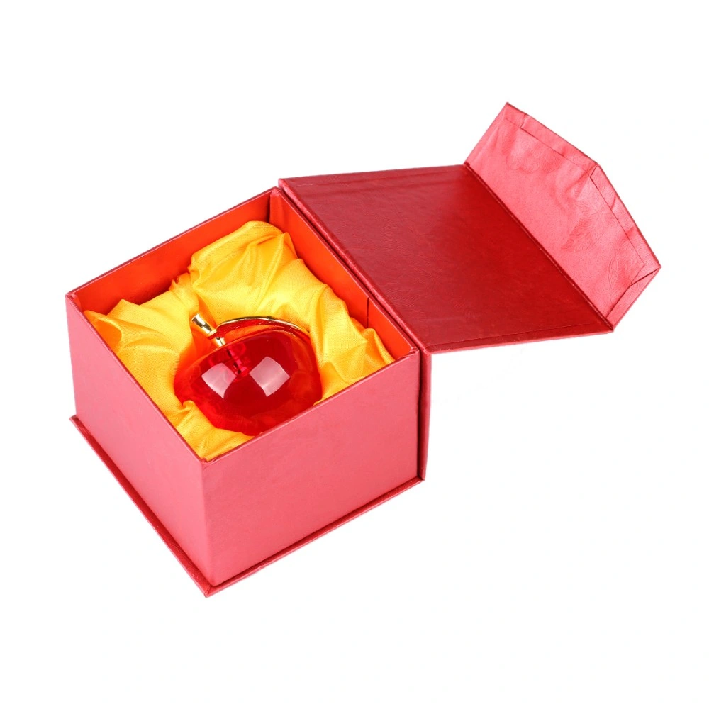 2.2" красного цвета желтого цвета зеленого яблока плотность бумаги ручной K9 оптическое стекло Crystal Reports для проведения свадеб дома Christamas оформление подарки сувенирные прогулочных судов (2128R, 2128Y, 2128G)