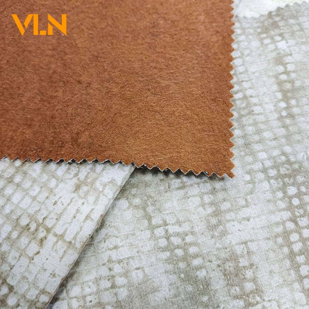 Furniture Fabric Holland Velvet Home Textiles High quality/High cost performance  100% Polyester Dyeing with Printing Upholstery 0426-1