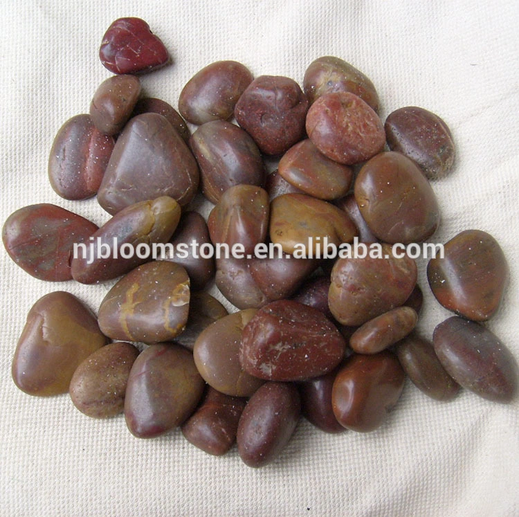 Discount Red Polished Pebble Stone