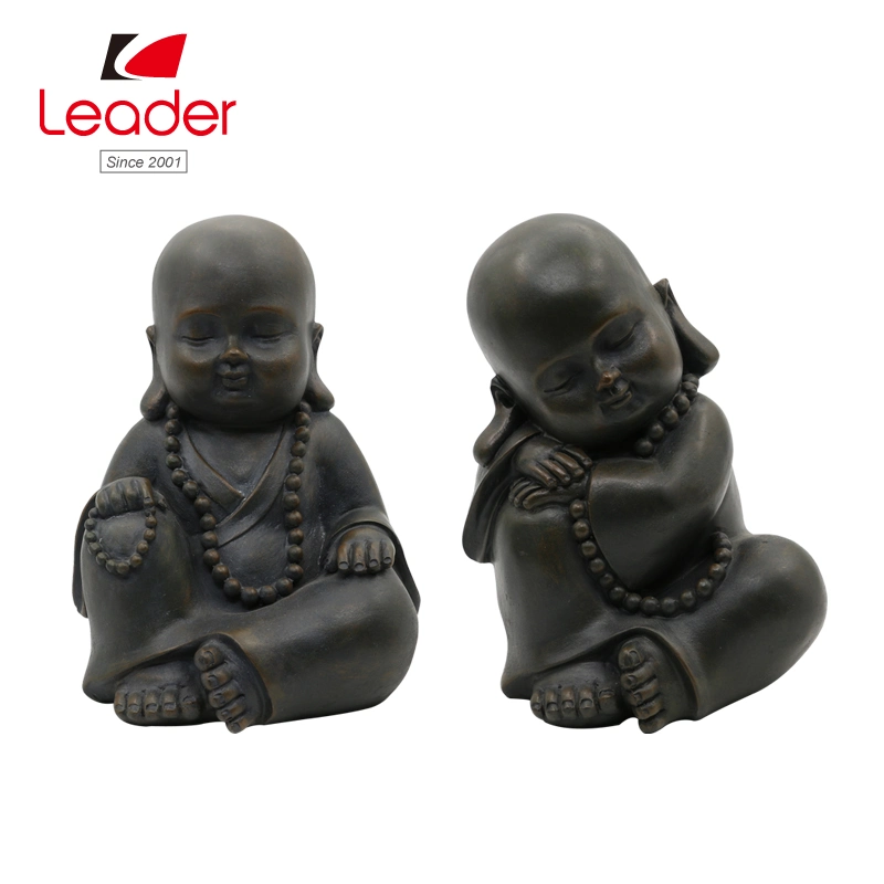 Top Sales Polyresin Small Buddha Tealight Holder Home Decoration, Resin Mini Buddha