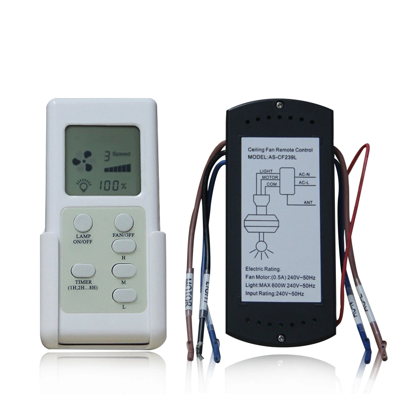 LCD RF Deckenventilator Fernbedienung Wireless Control Kit mit Timer Funktion