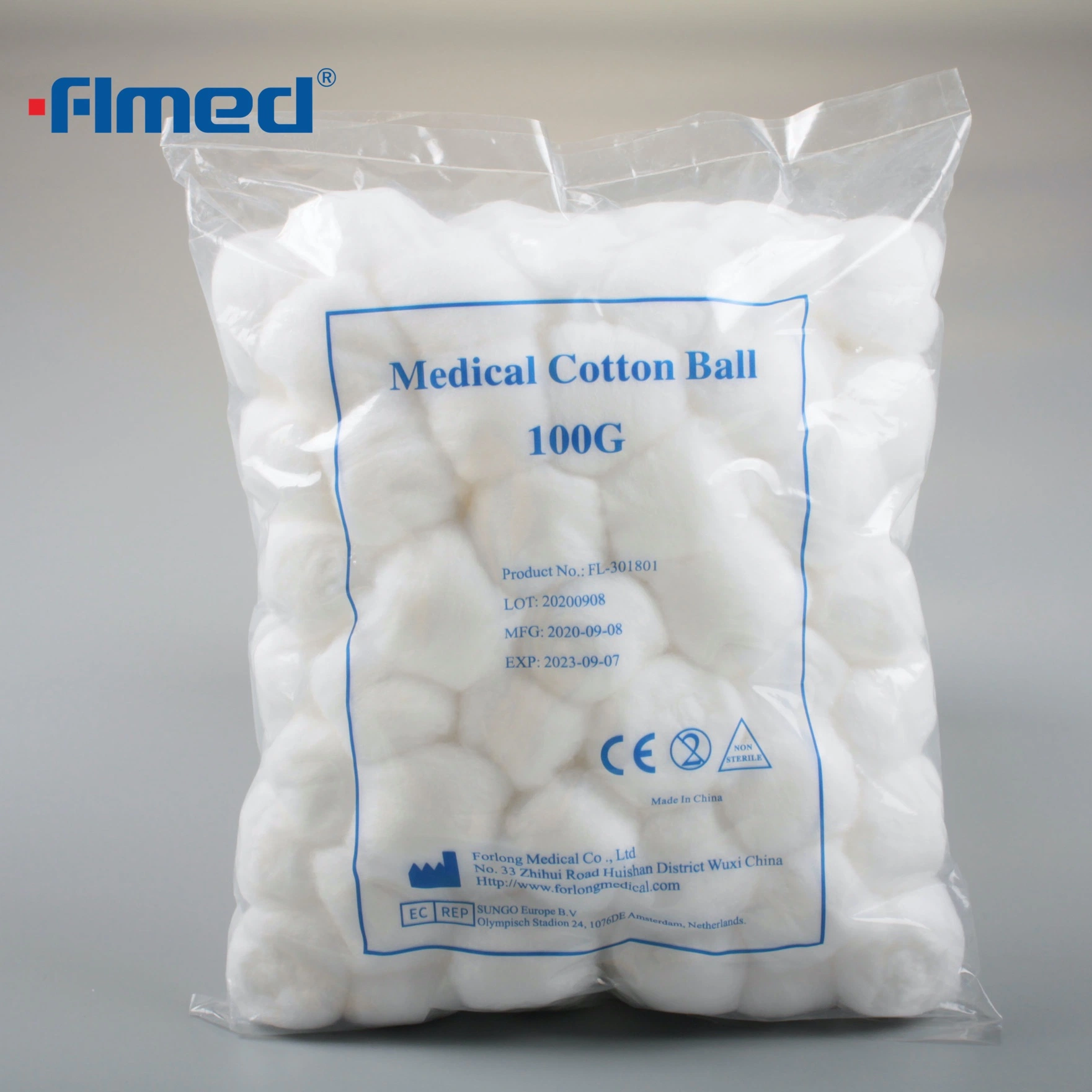 Medical Consumables Sterile Absorbent Cotton Ball