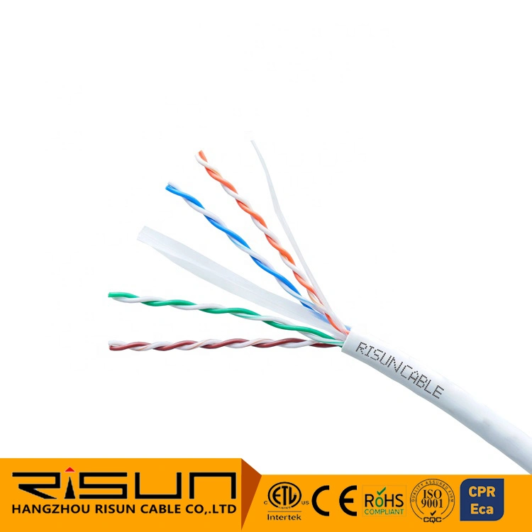 4 أزواج كبل شبكة UTP CAT6 24AWG Bare نحاسي