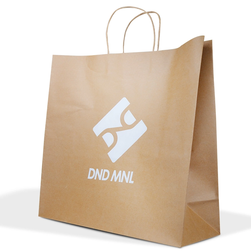 Novo design do saco de papel Kraft com saco de papel de alta qualidade, Papel Comercial Bag Dom moda Maleta