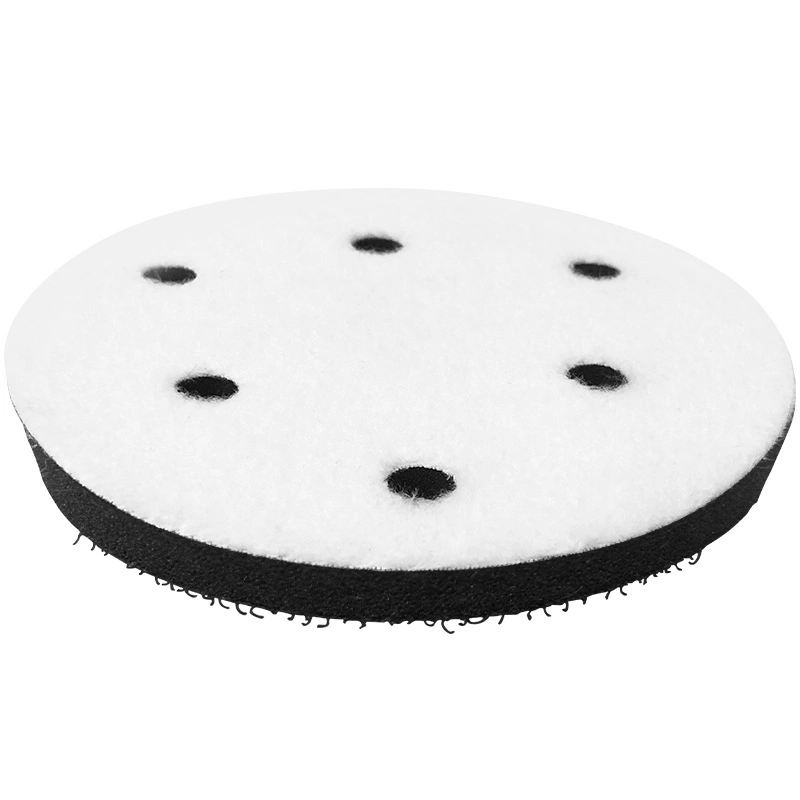 Pneumatic Dry Mill 3 Inch 5 Inch 8 Holes 9 Holes Sponge Buffer Pad 6 Inch Self Adhesive Sandpaper Machine Floppy Disk Sponge Protection Pad