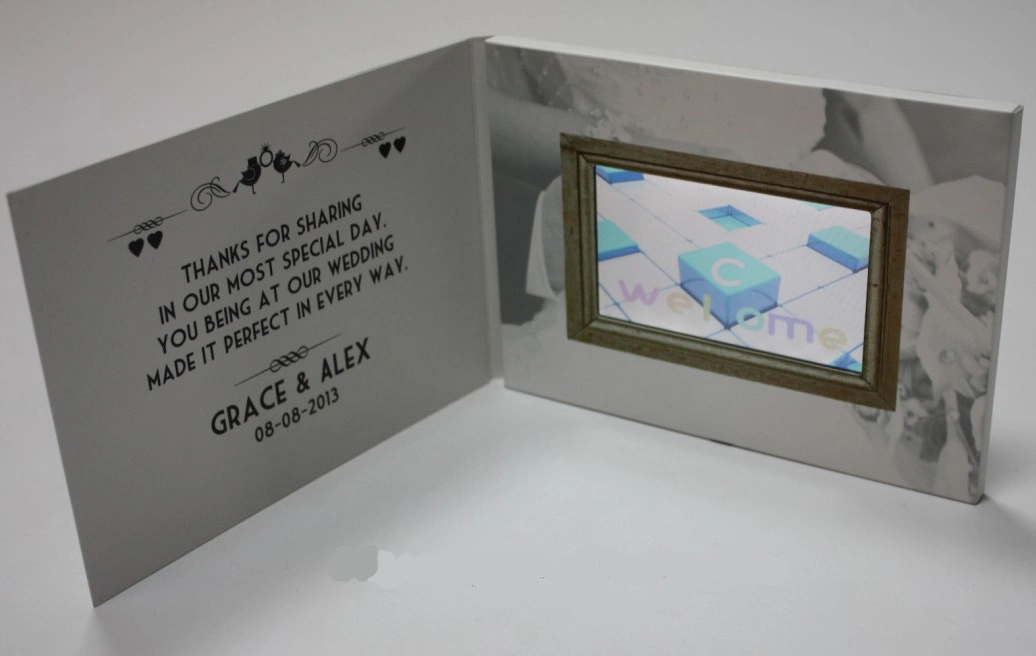 7inch TFT Screen LCD Video Greeting Cards