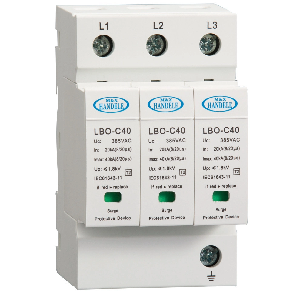 4p 40ka 420V Patent AC Lightning Arrester Surge Protectors